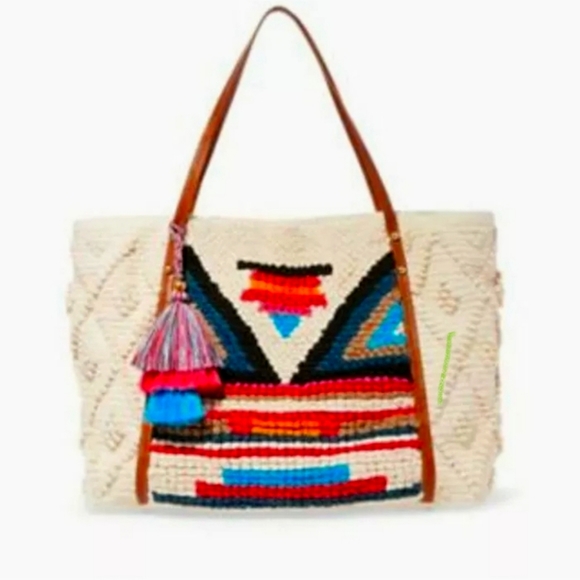 Steve Madden Beige/Multi Bali Tote - Picture 3 of 12